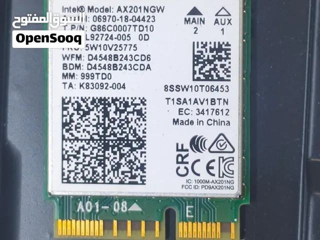 شريحة كرت شبكة intel AX201NGW WiFi-6