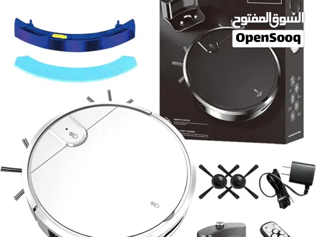 مكنسة الربوت الأصلية حجم كبير مزودة بنظام ذكي مع ريموت شفط للسجاد والارضيات خاصية المسح
