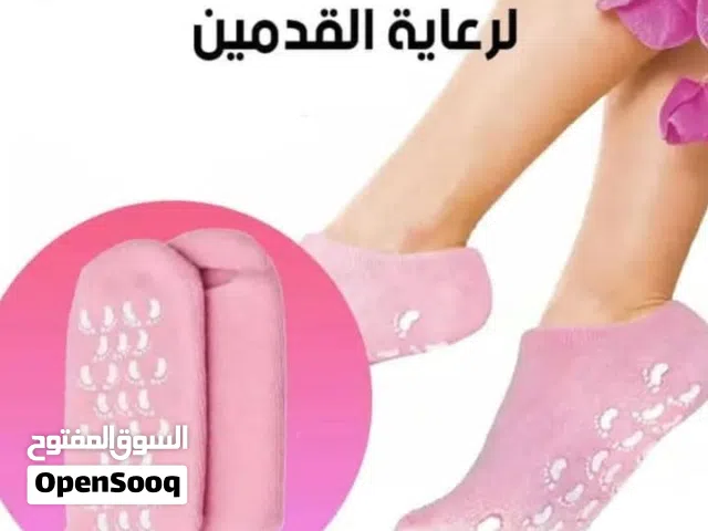 جوارب سيلكون جل مبطن داخلي طبي لترطيب القدمين