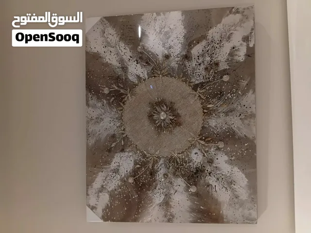 لوحة يدويه على اطار خشبي للبيع ،،،