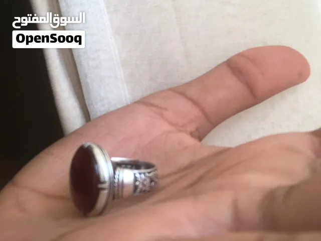 خاتم عقيق كبدي صيغه عراقيه ثقيله
