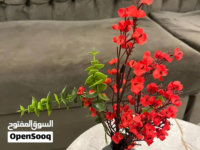 مزهرية و صحن بنفس ألون