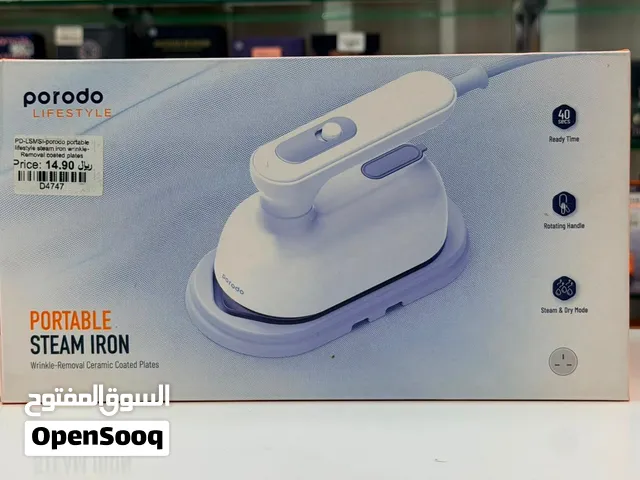 Brand New Porodo Portable Steam Iron in Oman  Wrinkle-Removal
