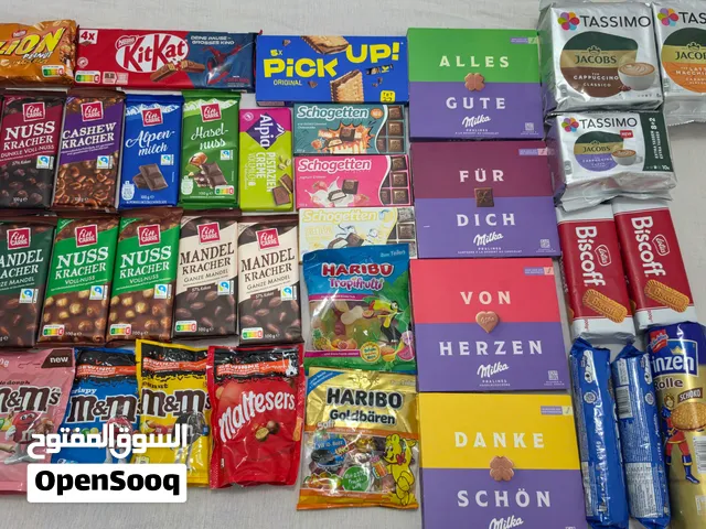 Des chocolats, biscuits et capsules tassimo importés d'Allemagne disponibles maintenant
