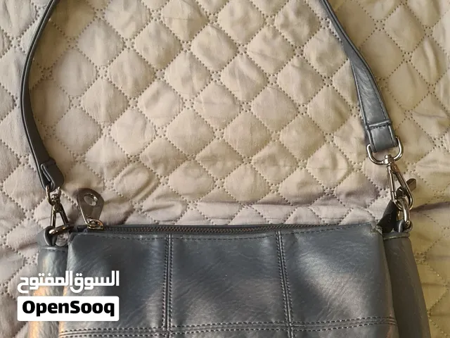 Navy Blue Color Leather Ladies Hand Bag