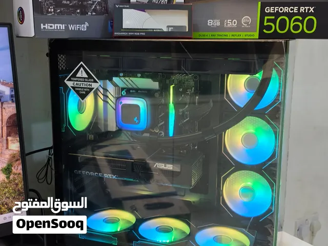 gaming pc  كمبيوتر جيمنج بموصفات عاليه RTX5060 8GB 3FUN CORE I5 RAM 16GB 1TB SSD