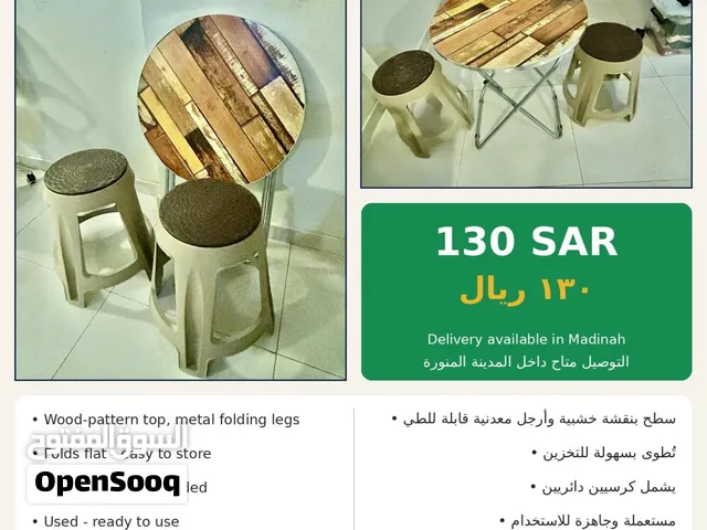 Foldable round table