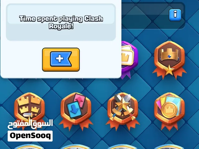 حساب كلاش رويال 5 سنين قوي ناقصين 4 بطاقات فقط