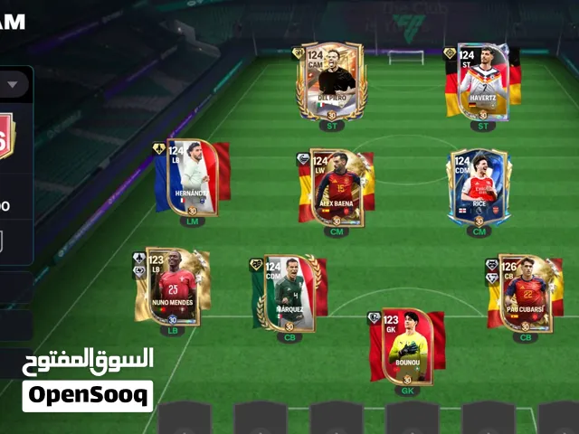 حساب FC Mobile OVR 126 للبيع