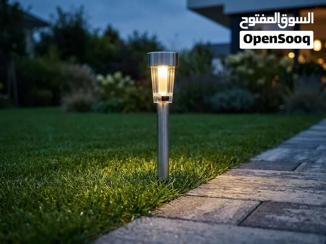 سيت مصابيح وإضاءة الحدائق والممرات بالطاقة الشمسية (10 قطع)