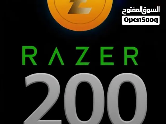 بطاقه ريزر 200$ دولار