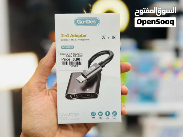 Brand New Go-Des 2-in-1 Audio Adapter in Oman  Durable Build