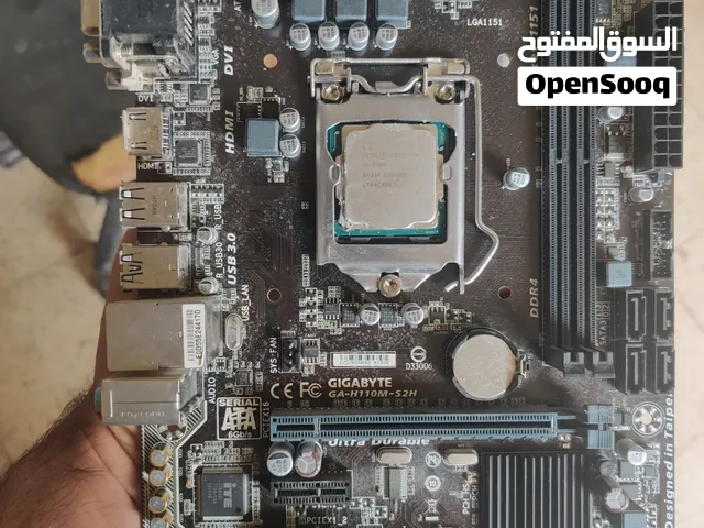 لوحة h110 مع i7-7700 موجودة في بيت لحم متوفر توصيل