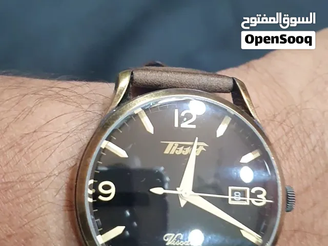 Tissot Heritage Visodate Antique Bronze leather strap