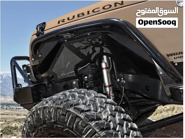 Front JK Vented Inner Fenders (Black)