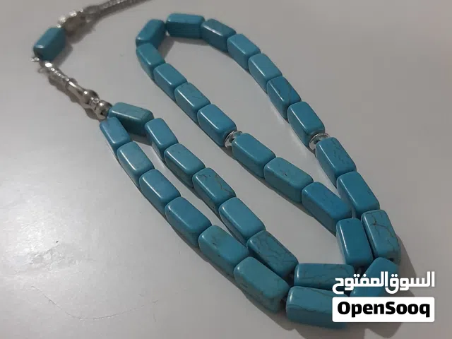 مسبحة مميزة وجميلة جدااا حجر فيروزي مسبحة مميزة وجميلة جدااا حجر فيروزي