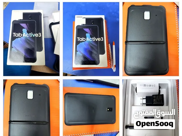 Samsung Galaxy Tab Active3 جهاز مقوّى (Rugged) مصمم للعمل الميداني والصناعي، مقاوم للصدمات حسب معيار