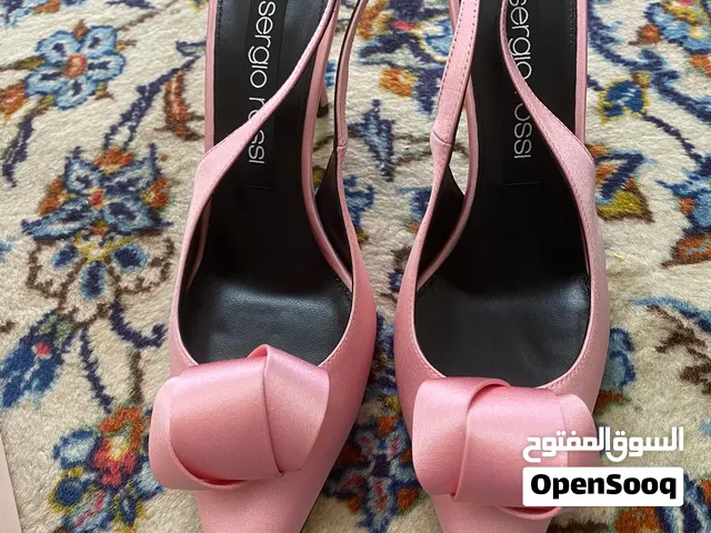 Authentic Sergio Rossi satin slingback pumps size 39