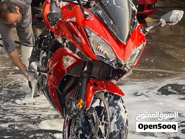 دراجة كواساكي نينجا 650cc موديل 2017 لون برتقالي مميز للبيع