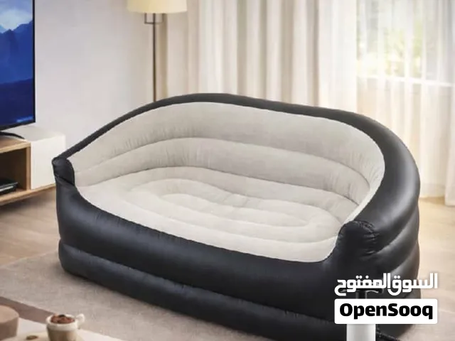 كنبة نفخ هوائية مزدوجة مع مضخة تعبئة الحل المثالي للجلسات العصرية، الرحلات، أو المساحات الإضافية ف