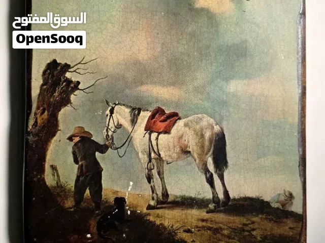 لوحة فنية على خشب زان طبيعي