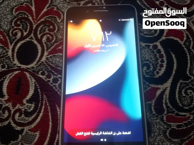ايفون 7 بلس جيجا 128 بصمه اصبع شغاله الكاميرا شغال نموذج M وكاله الجهاز البطاريه 68معا شاحن اتفاوض