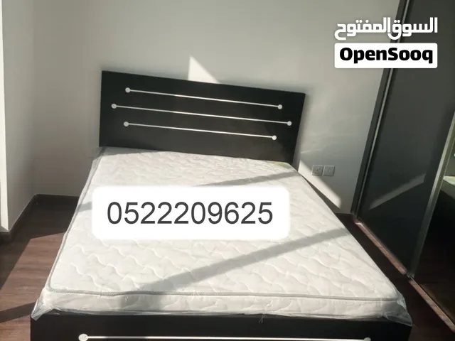 MDF wood bed queen size with medical mattress sale