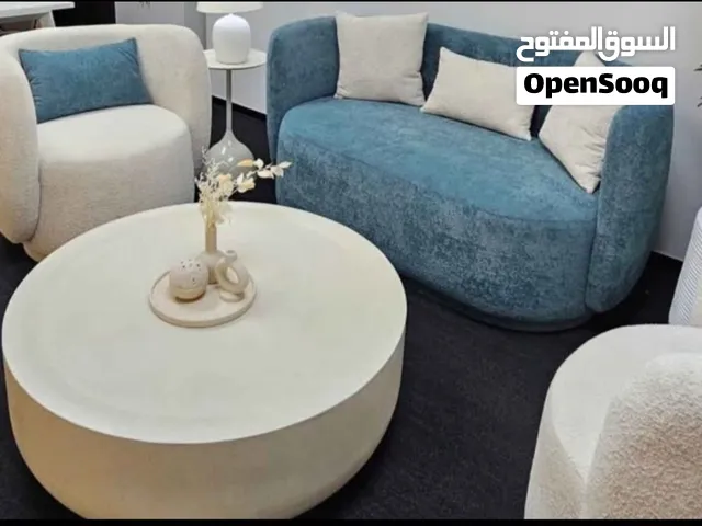 3  couch set and Off White custom made  Speckled Coffee Table from Homekode