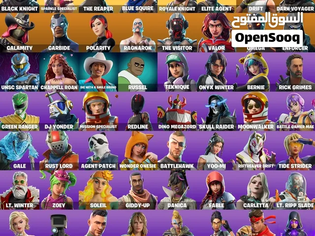 حساب فورتنايت أسطوري ناصر شيطون BLACK KNIGHT للبيع  62 سكن  63 رقصة FLOSS التواصل واتساب