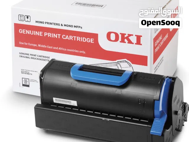 للبيع 2 خرطوشة حبر OKI أصلية (جديدة تماماً) - بسعر 95 د.ب للاثنتين