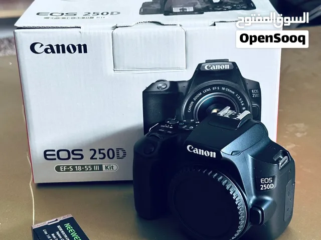 كانون 250D استعمال نظيف بلباكو وجميع الملحقات