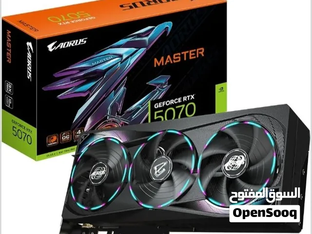 Gigabyte Aorus GeForce RTX 5070 Master 12G Graphics Card - 12GB GDDR7.