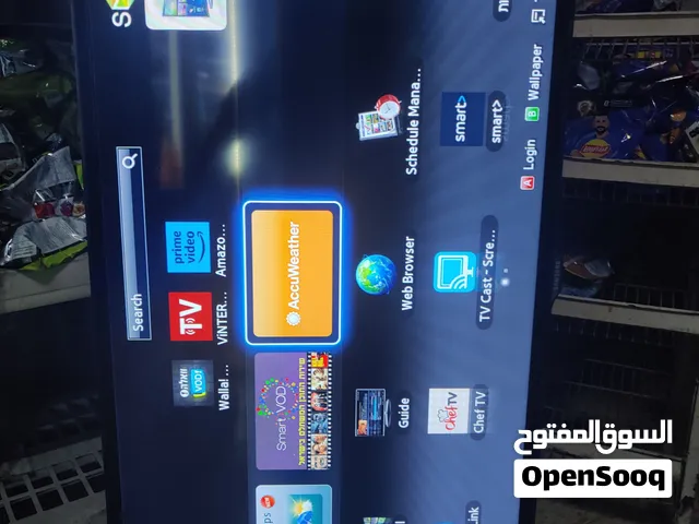 تلفزيون سامسونج 46 بوصة سمارت  عليه اشتراك بشغل نت عن طريق كابل أو فلاشة وايرلس موجود في بيت لحم