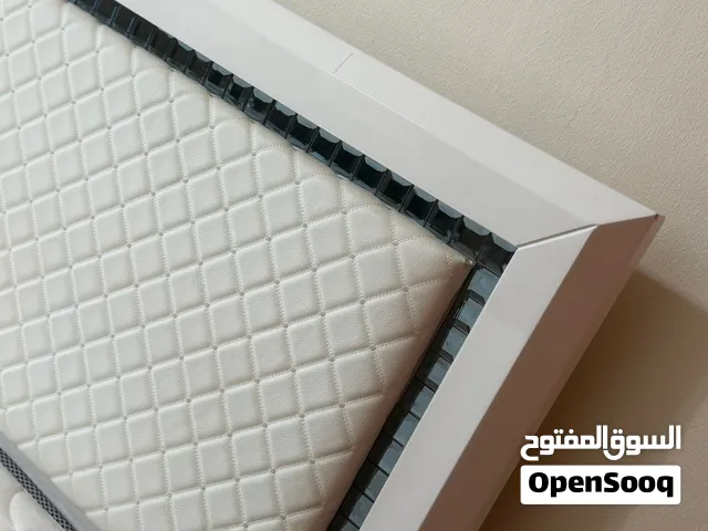 White Bed Frame with Mattress