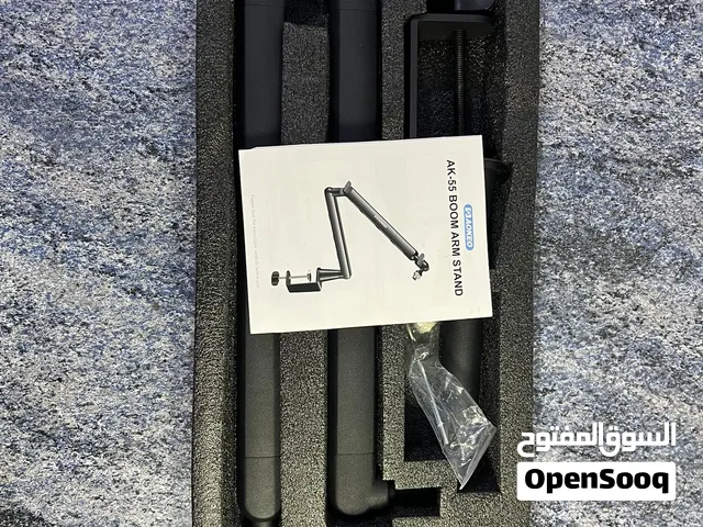 ستاند مايك جديد بالكارتون من ماركة Aokeo  AK-55 (Low Profile Boom Arm Stand)