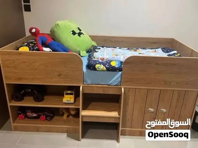 سرير خشب 200 متر ب 90 سم للاطفال من هوم سنتر