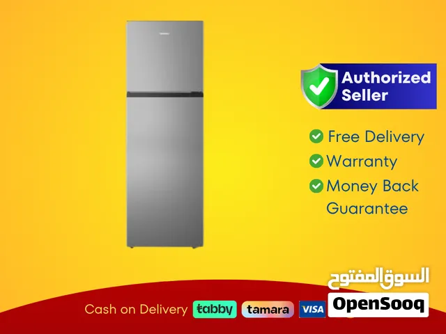 Hisense 264L Top Mount Refrigerator, RT3N264NAI