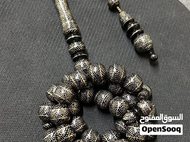 سبحة كوك مطرزه فضة