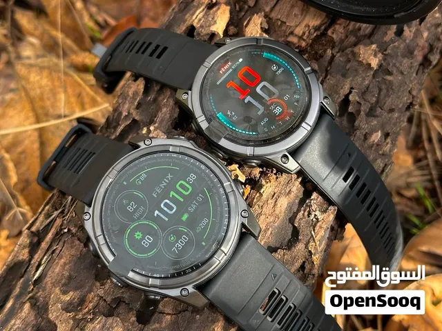 garmin fenix 8x Amoled sapphire 51 MM smartwatch ساعة جرمن الذكية فينكس 8 اكس الوليد سفاير