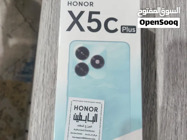 هونور X5 بلس هاتف جديد مع سعة 128 جيجابايت باللون الأسود