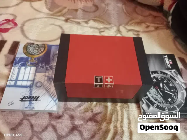 ساعه سويسري فرصه تيسوت سويسري استيك بلاتين في جولد عيار 24 *2كتالوج بالعلبه جديده صناعه سويسريه اصلي