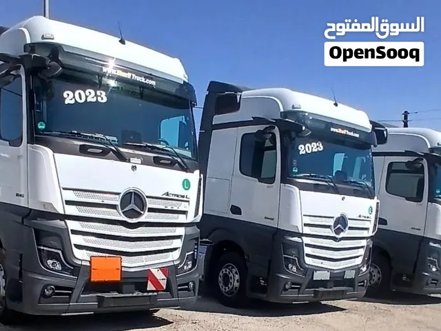 راس تريلا مرسيدس اكتروس MP5 قياس 1845موديل 2023 الماني حرة