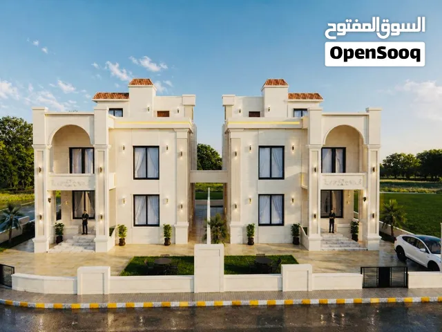 فلل فاخرة جدا للبيع في ارقى مناطق اربد الراهبات مساحة 425 متر طابقين وروف منطقة أ خاص