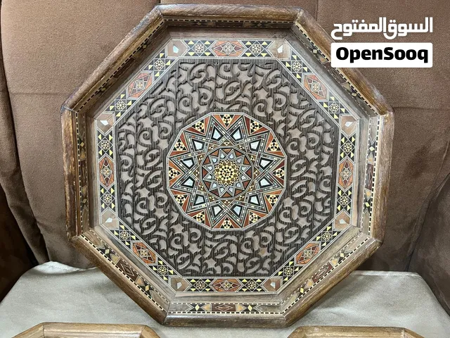 دمشقيات فاخرة نحاس اصلي وخشب زان مطعم فضة وصدف مشغولات يدوية موزاييك لعشاق الفخامة والتراث الشرقي
