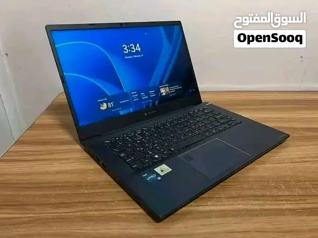 Toshiba dany book core i7 رام 16 جيل 12