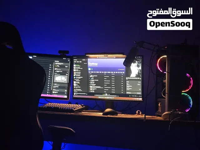 تجميعة كيمنغ PC كاملة للبيع بسعر مناسب وبيها مجال بسيط للشراي