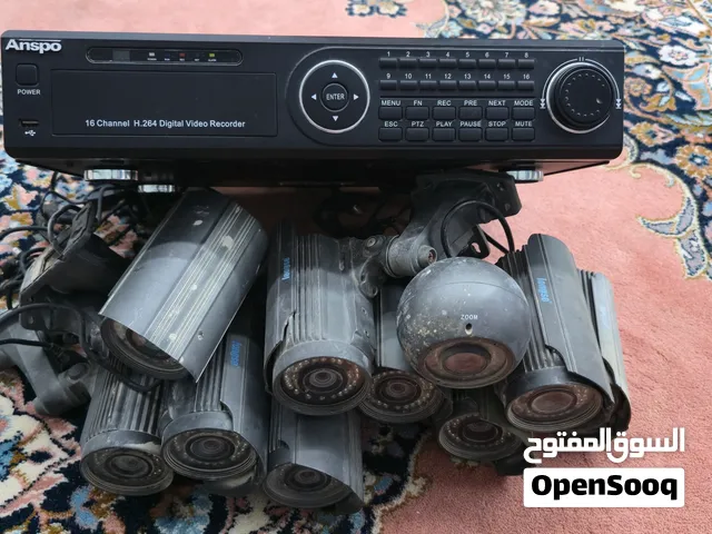 منظومة كاميرات مراقبة متكاملة (16) كاميرا  مستعملة ماركة Anspo