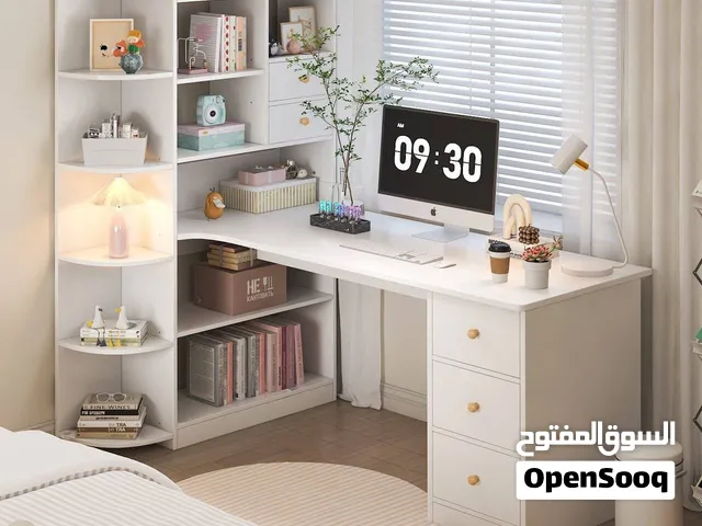ميز مكتبي  بتصميم انيق وجميل يتحمل وزن ثقيل  توصيل بغداد 5  المحافظات 10 العمق 50 وليس 45 120