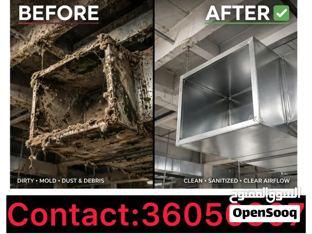 AC duct cleaning and disinfecting