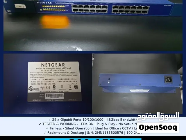 NETGEAR ProSafe JGS524 v2 - 24 Port Gigabit Ethernet Switch - Enterprise Grade